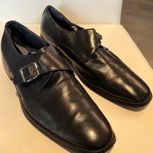 Giorgio Brutini black side Buckle shoes